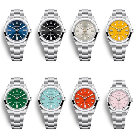 rolex multicolore|rolex oyster perpetual color chart.